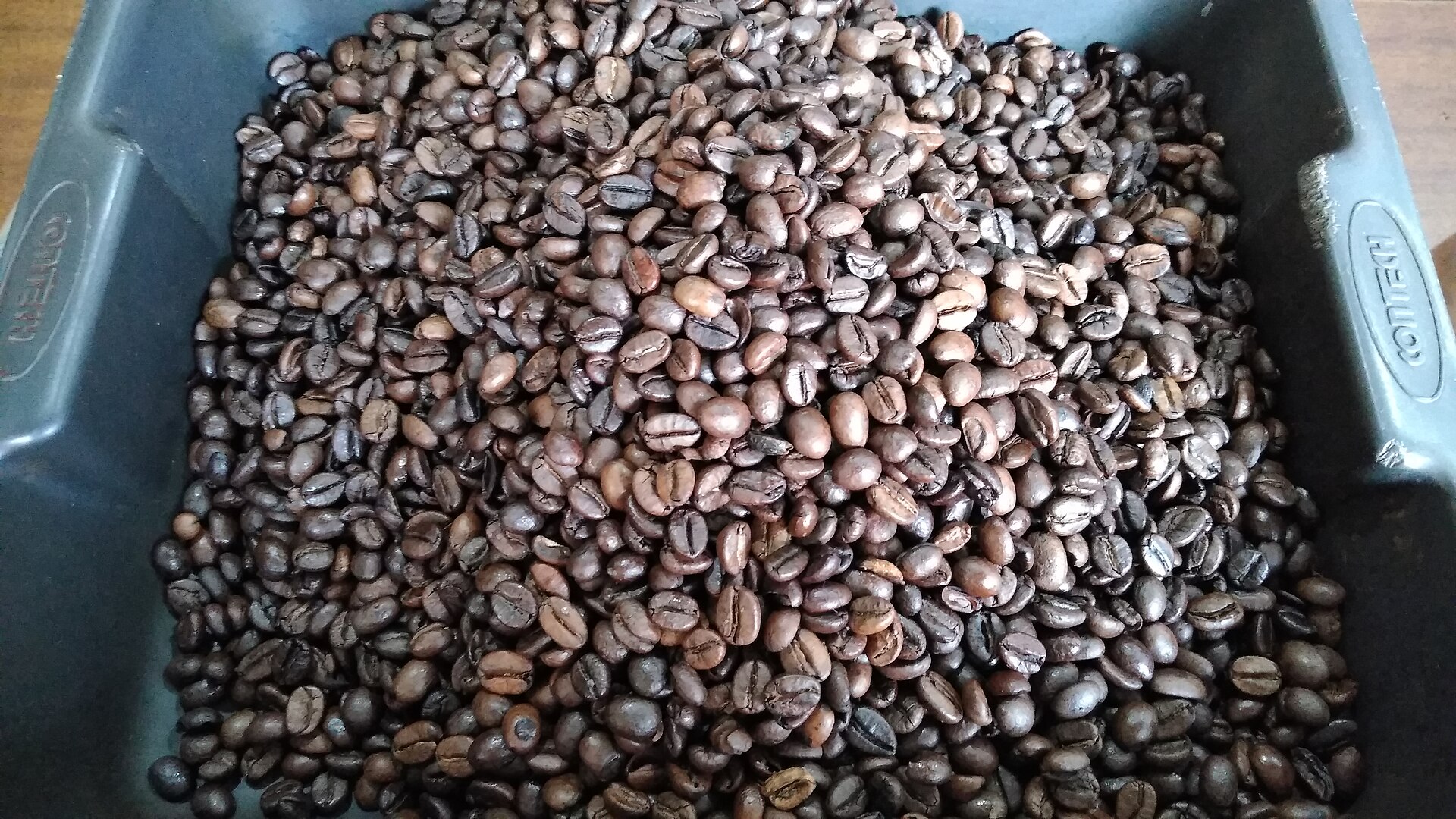 Roasted coffee beans